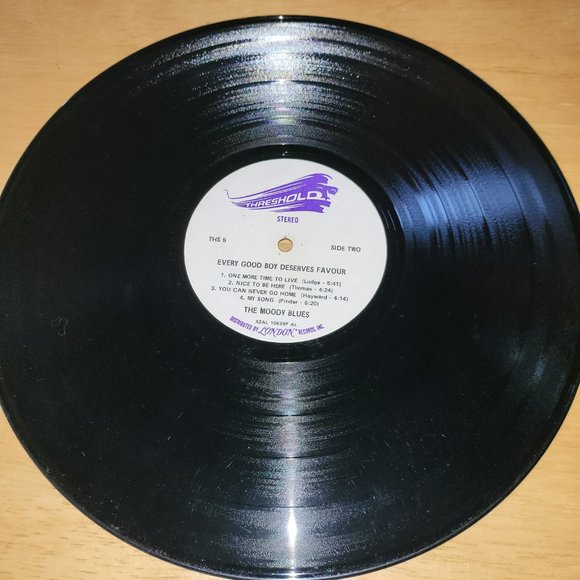 THE MOODY BLUES Every Good Boy Deserves Favour LP 1971 Threshold THS 5 Rock LP7 - Picture 7 of 11